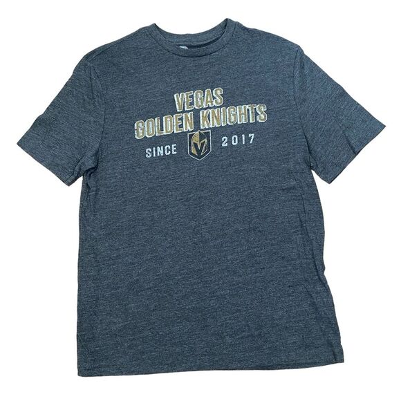 VGK Tee - NHL - Vegas Golden Knights Hockey T-shirt Gray size men’s medium - Picture 1 of 6